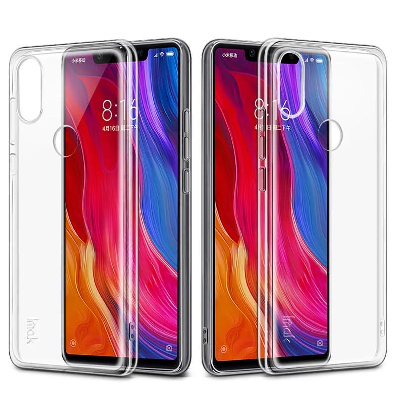 Бренд IMAK Для Xiaomi Mi 8 SE чехол Stealth силиконовый мягкий TPU Ультратонкий Прозрачный для