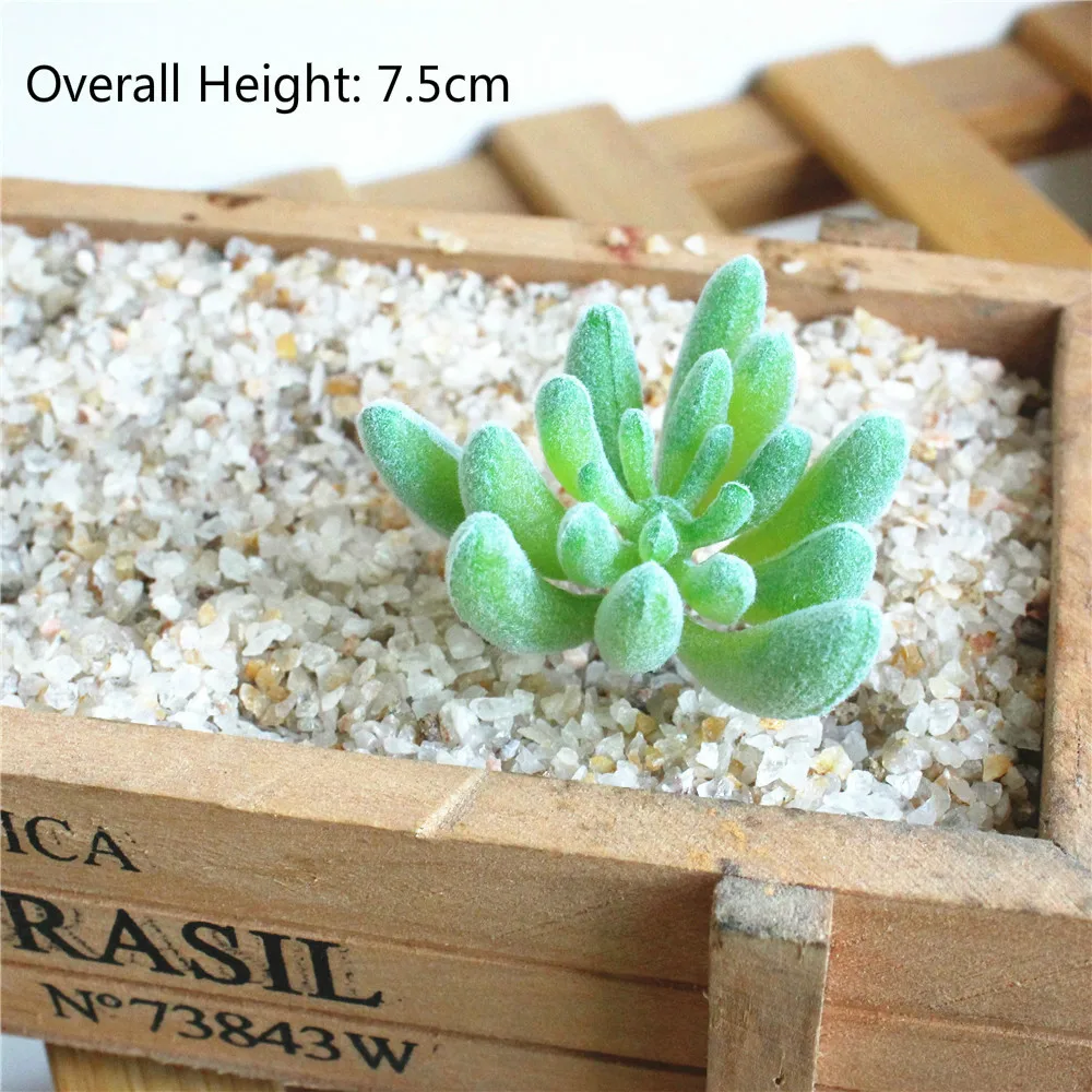 Artificial Plastic Succulent Plants DIY Flower Pants Wall Accessories Fake garden decoration plantas artificiais | Дом и сад