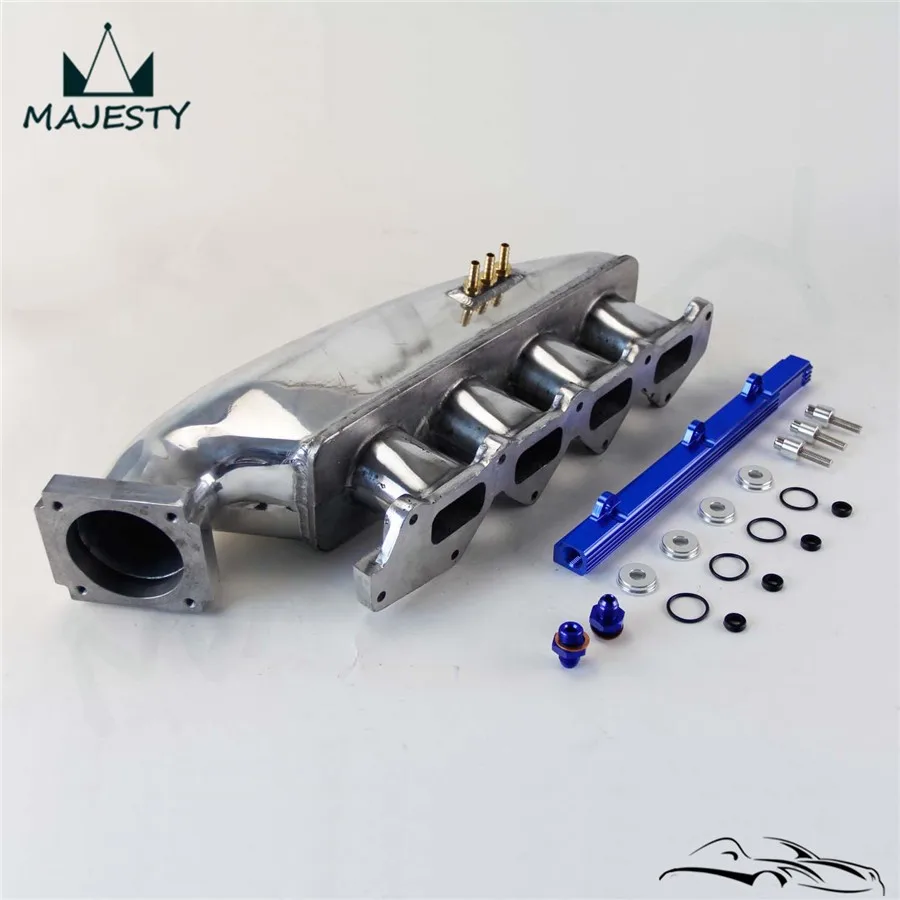 Сплав впускной коллектор + Топливная рампа для M * itsubishi CE9A EVO 1 2 3 4G63 92 95|manifold intake|rail