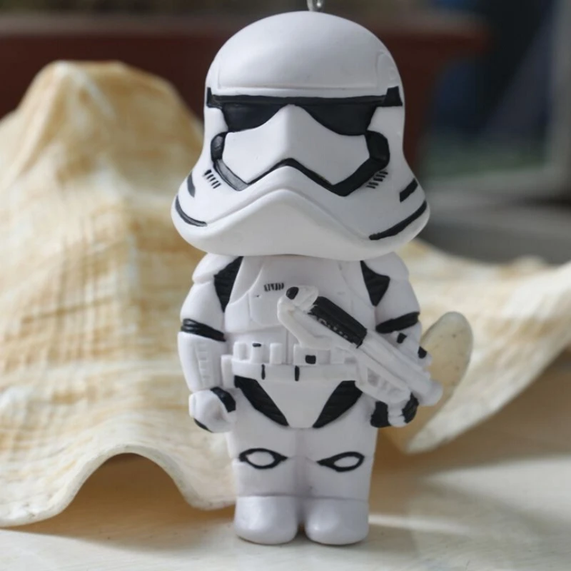 Звездные войны пробуждения BB8 Штурмовик Дарт Вейдер Чубакка ПВХ кулон
