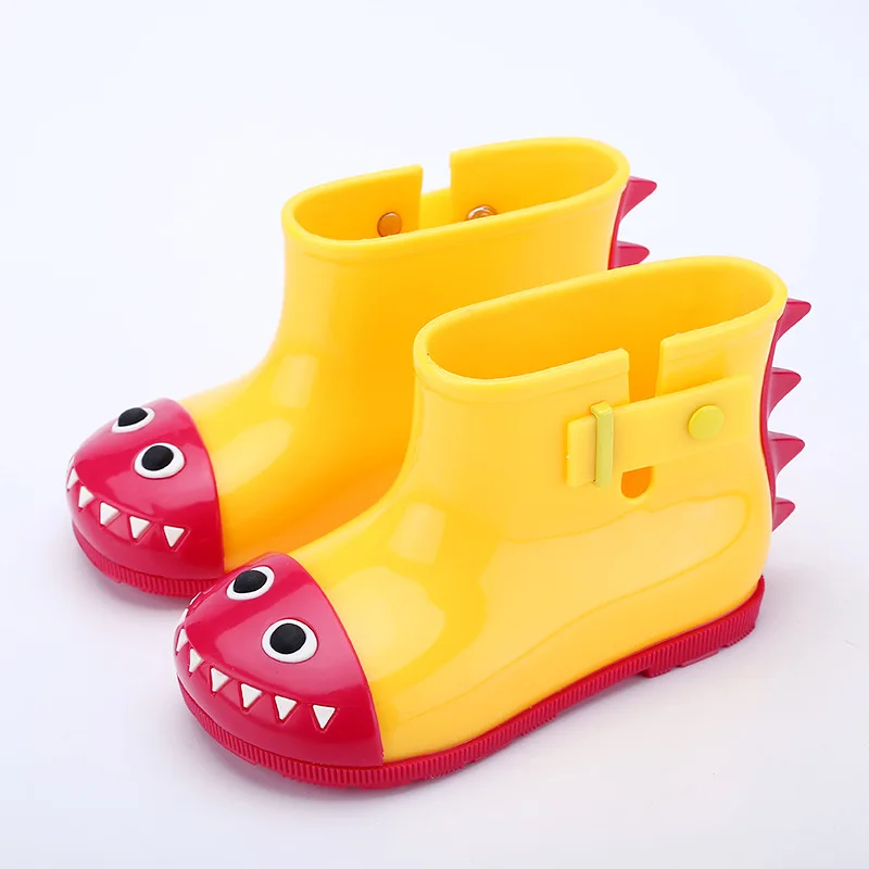 Mini Melissa Kids/непромокаемые сапоги для малышей водонепроницаемые резиновые дождя