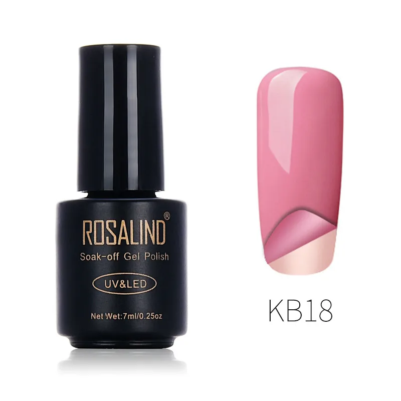 Розалинд 7 мл удобно Peel Off Gel Nail Art УФ светодио дный гель лак для ногтей нет необходимости Remover Multi-Применение Лучший лак гель слеза удалить - Цвет: KB18
