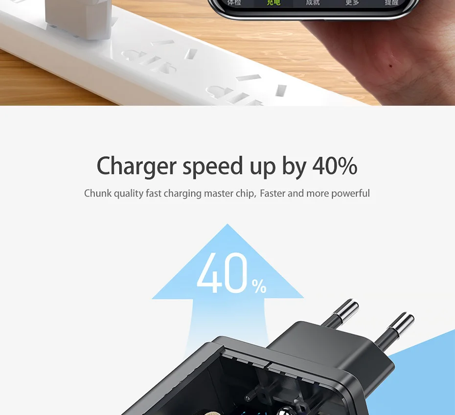 ZNP, универсальное зарядное устройство с двумя usb-портами, 5 В, 3,0 А, быстрая зарядка, настенное зарядное устройство, адаптер, штепсельная вилка европейского стандарта, быстрое зарядное устройство для мобильного телефона samsung, huawei