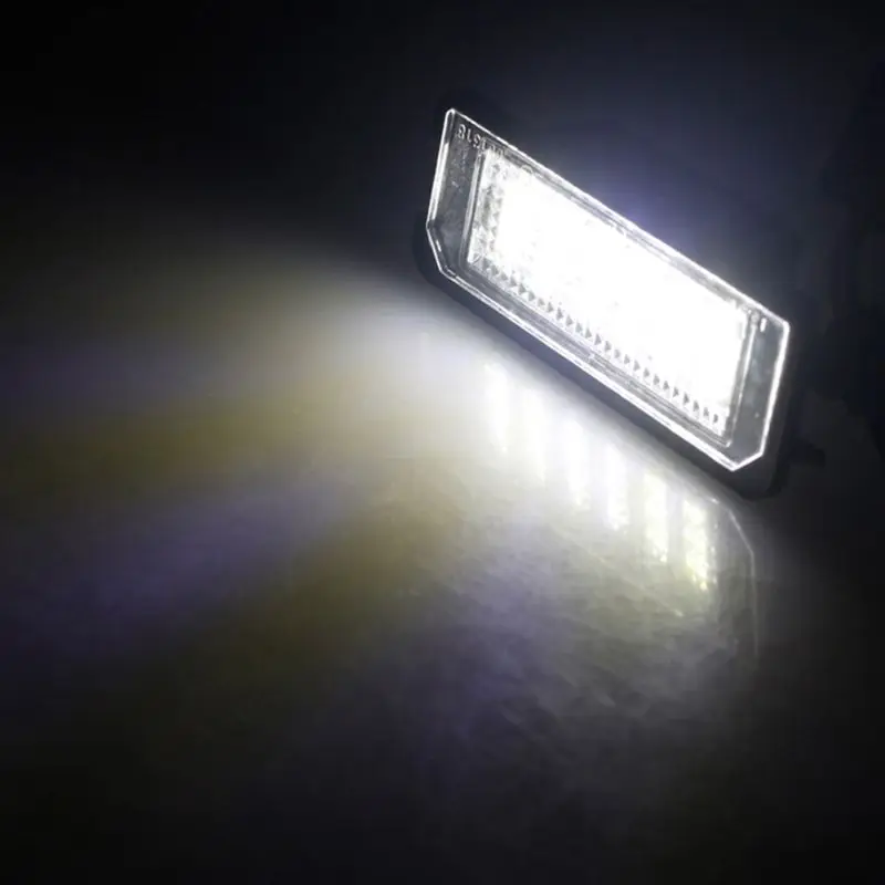 2x18SMD безошибочный светодиодный светильник номерного знака для VW Golf MK4 MK5 MK6 Passat Polo