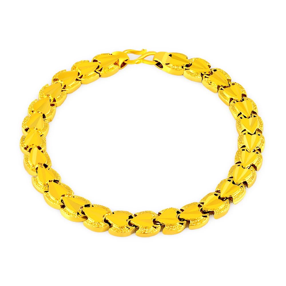 2017 топ продаж узор позолоченный дизайн сердца любви для женщин/мужчин звено цепи