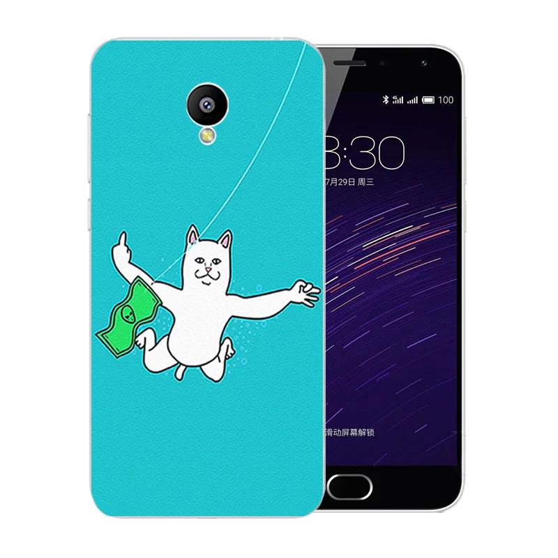 Для Meizu M2 Mini чехол для телефона 5 0 дюйма мягкий ТПУ прозрачный силиконовый задняя