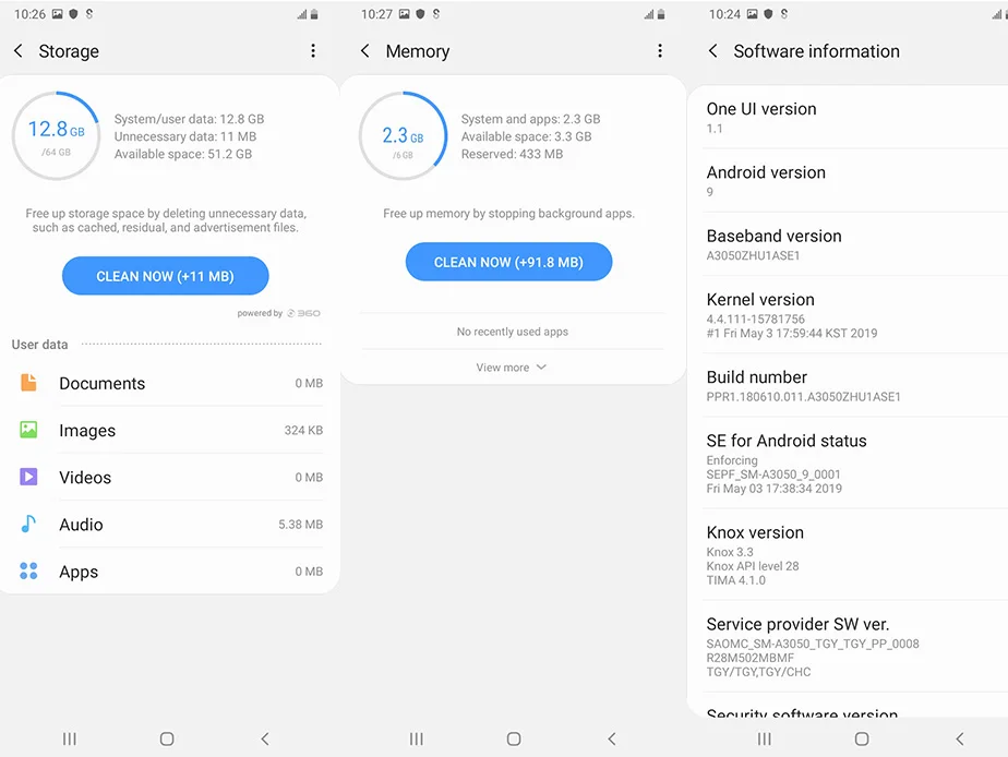 Samsung Galaxy A40S 6,4 дюймов HD+ 4G LTE мобильный телефон Android 6 ГБ ОЗУ 64 Гб ПЗУ 5000 мАч 123 ° ультра широкая камера смартфон