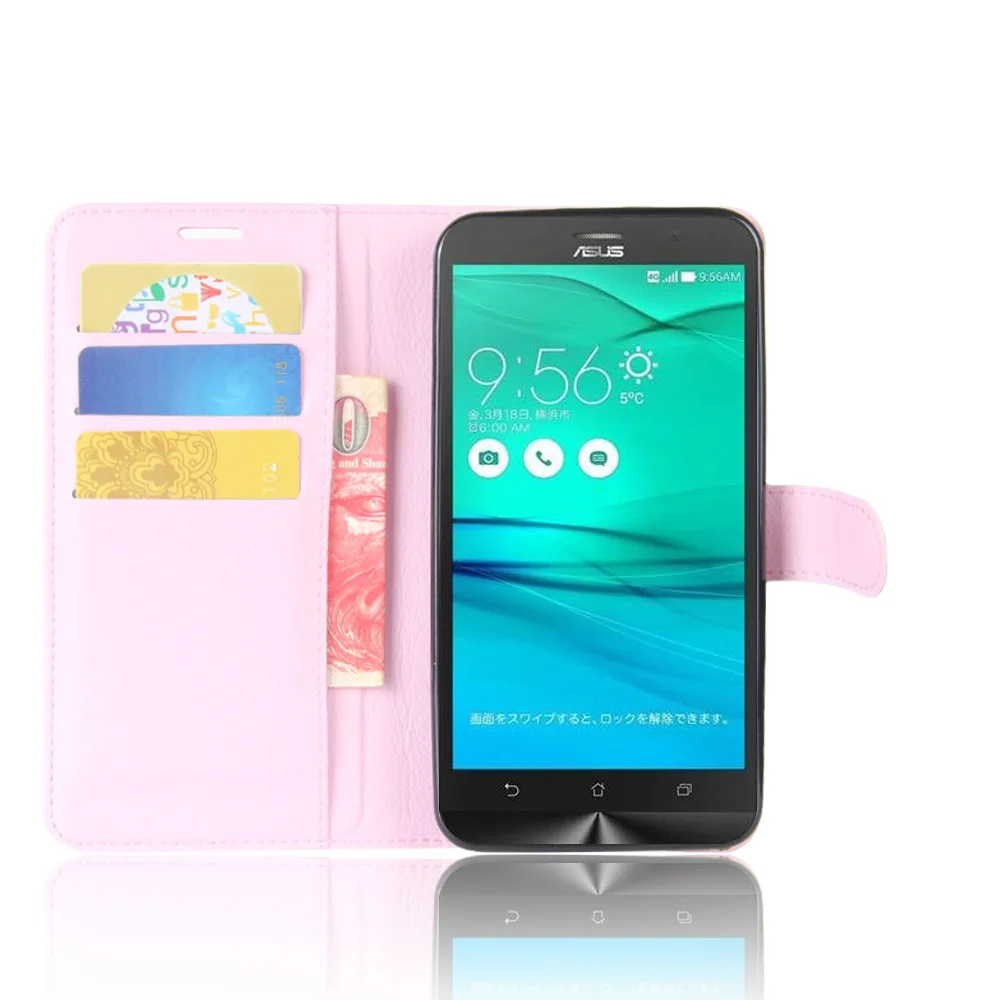 Для Asus Zenfone GO ZB552KL чехол Asus X007D чехол 5,5 дюймов из искусственной кожи кошелек чехол для телефона для Asus Zenfone ZB552KL откидная крышка
