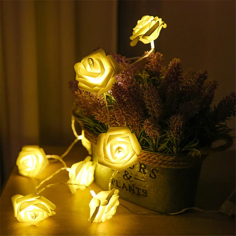 Декоративный светильник светодиодные розы CreativeLantern String KTV отель свадьба