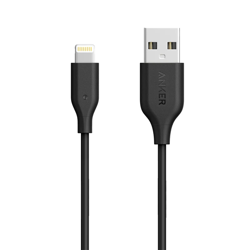 Anker кабель Lightning/USB 3ft/6ft USB Зарядное устройство 1 8 м/0 9 м для iPhone MFI Сертифицированный