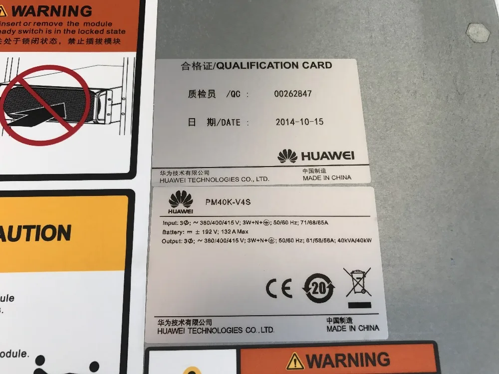 100% рабочий источник питания для huawei (WS6603) (GPE48150G) (UPS5000-A-40KTTL) (LS5D00E4GF01) (UPS5000-A-40KTTL 40KVA)