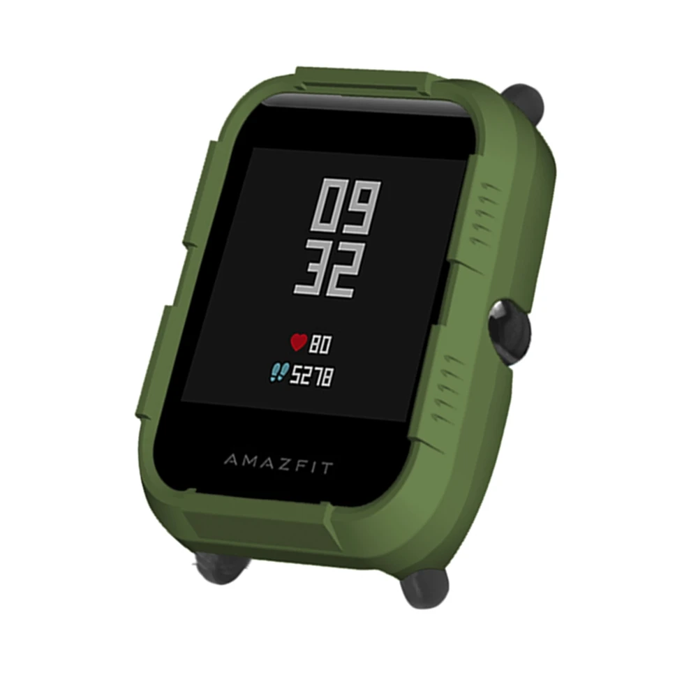 Смарт аксессуары Amazfit Bip ремешок PC чехол оболочка силиконовая рамка Защитная Для