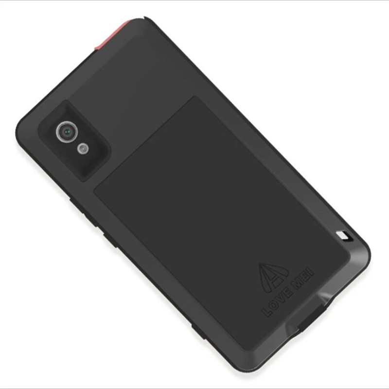 Чехол LOVE MEI для sony Xperia XA1 Ultra/Xperia XA1/XA Ultra/XA защита от грязи и воды Gorilla glass+ Алюминиевый металлический чехол