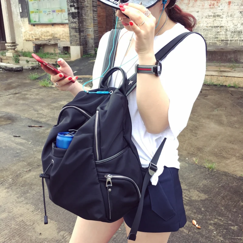 Известный роскошный бренд рюкзаки для девочек-подростков Нейлоновые женские