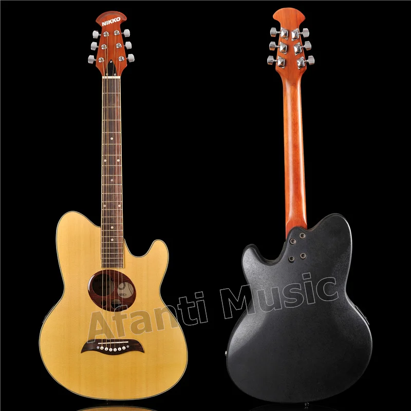 

HOT! Afanti Music Super Roundback/ Carbon Fiber Back & Side Acoustic guitar (ANT-178)
