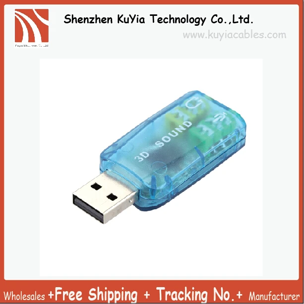 KUYiA Бесплатная доставка Supplylink 5.1USB до 3 5 мм Микрофон Разъем для наушников стерео