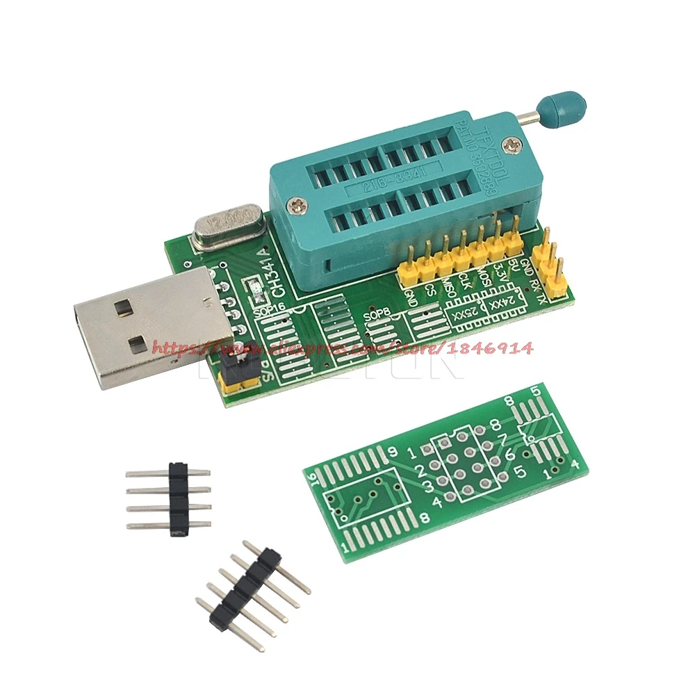 

Free Shipping CH341A 24 25 Series EEPROM Flash BIOS DVD USB Programmer W/Software&Driver(C1B5)