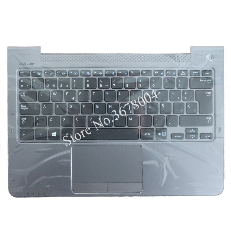 SP для Samsung NP530U3C NP530U3B NP535U3C 530U3B 530U3C NP540U3 NP532U3C NP532U3A испанская клавиатура серый чехол