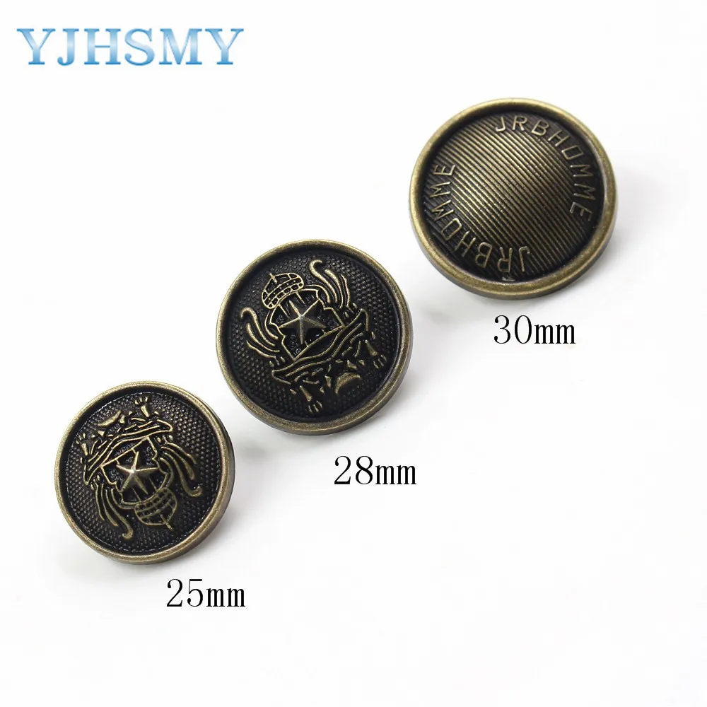 YJHSMY 179261 модные ретро металлические кнопки DIY аксессуары для одежды ручной работы