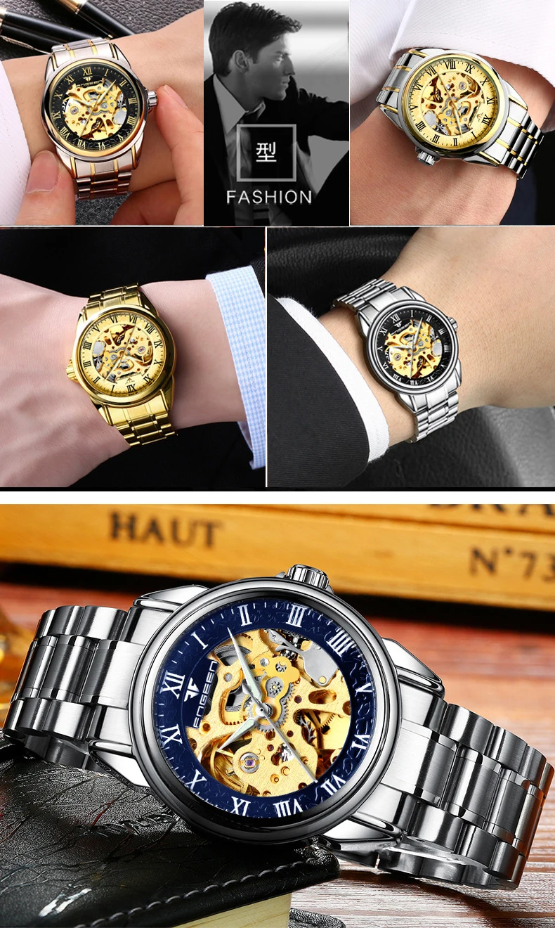 Женские часы, автоматические механические часы, женские Tourbillon часы, Reloj Mujer, часы со скелетом, Лидирующий бренд, наручные часы, Relogio Feminino