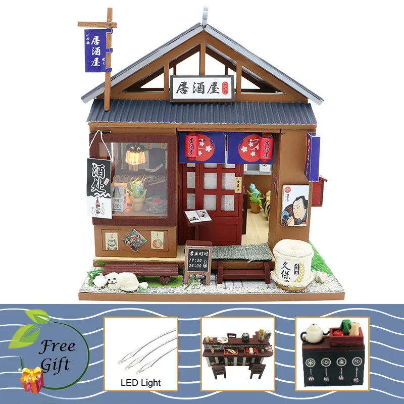 M37 Cutebee кукольный дом мебель миниатюрный кукольный домик DIY миниатюрный дом комната коробка театр игрушки для детей Каса DIY кукольный домик P - Цвет: M37