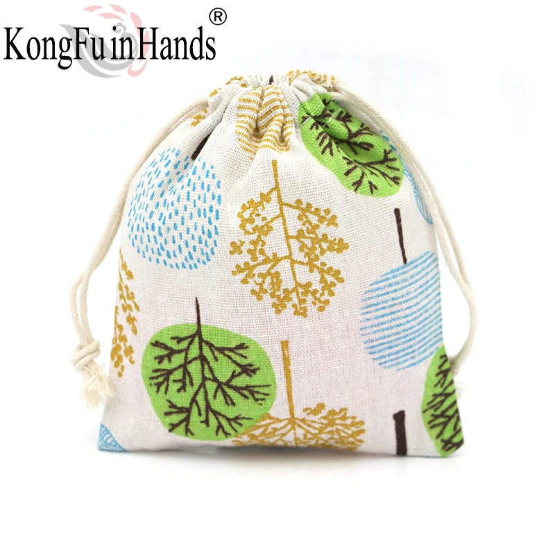 

Jewelry Packaging Fabric Small Pouches Drawstring Bag Small Pocket Handmade Drawstring Christmas Gift Small Bag Variety Style