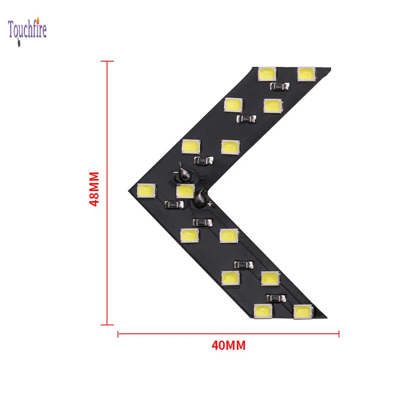 2 шт. 14 SMD LED панель со стрелкой для автомобиля зеркало заднего вида Индикатор