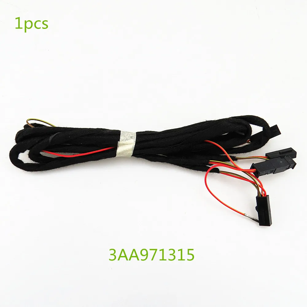 Connection Cable SCJYRXS OEM автомобиль LHD Chrome фортепиано Краски приборной панели холодного воздуха состояние на выходе Vent комплект для Passat B6 B7 CC R36 3AD819728A 3AA971315 - Название цвета: Connection Cable