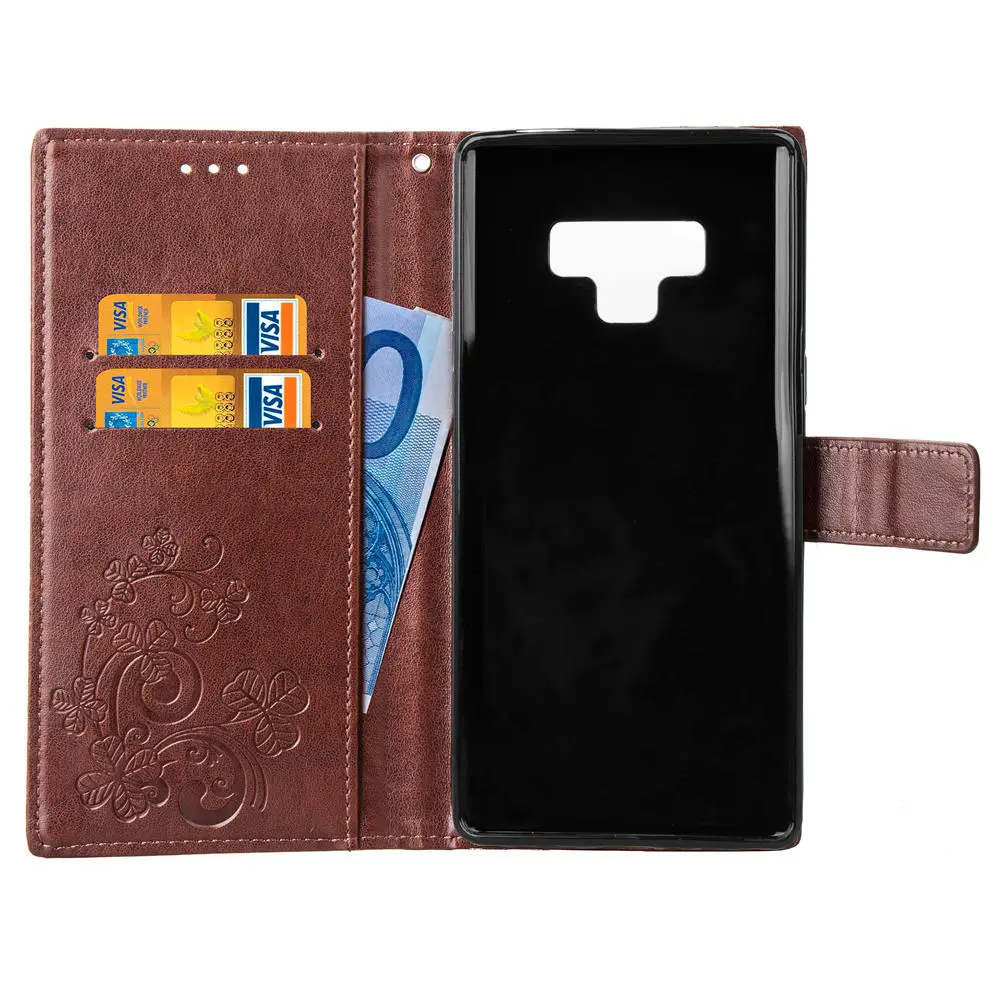 Любовью Синий bling из искусственной кожи чехол портмоне для samsung Galaxy Note 9 8 телефона
