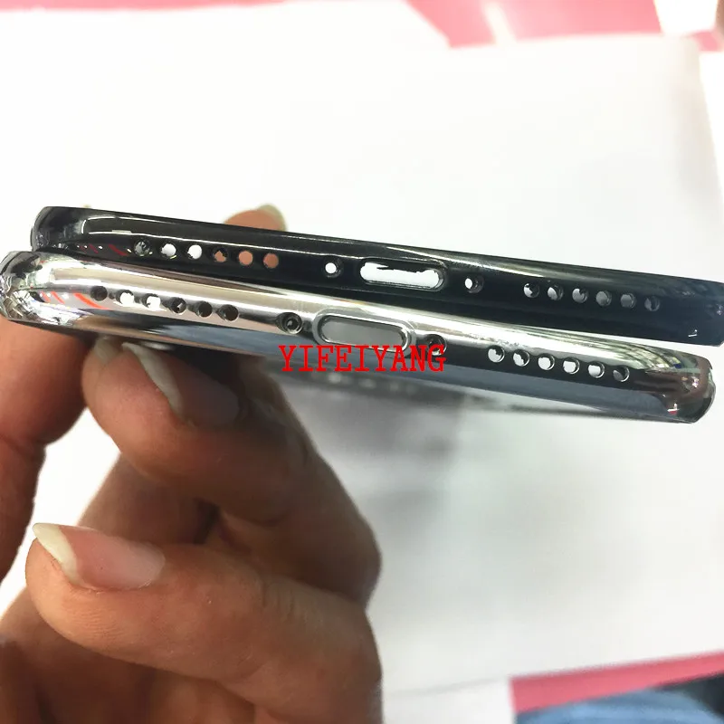 Качественная передняя рамка Корпус корпуса для iPhone X lcd средняя рамка Батарейная дверь