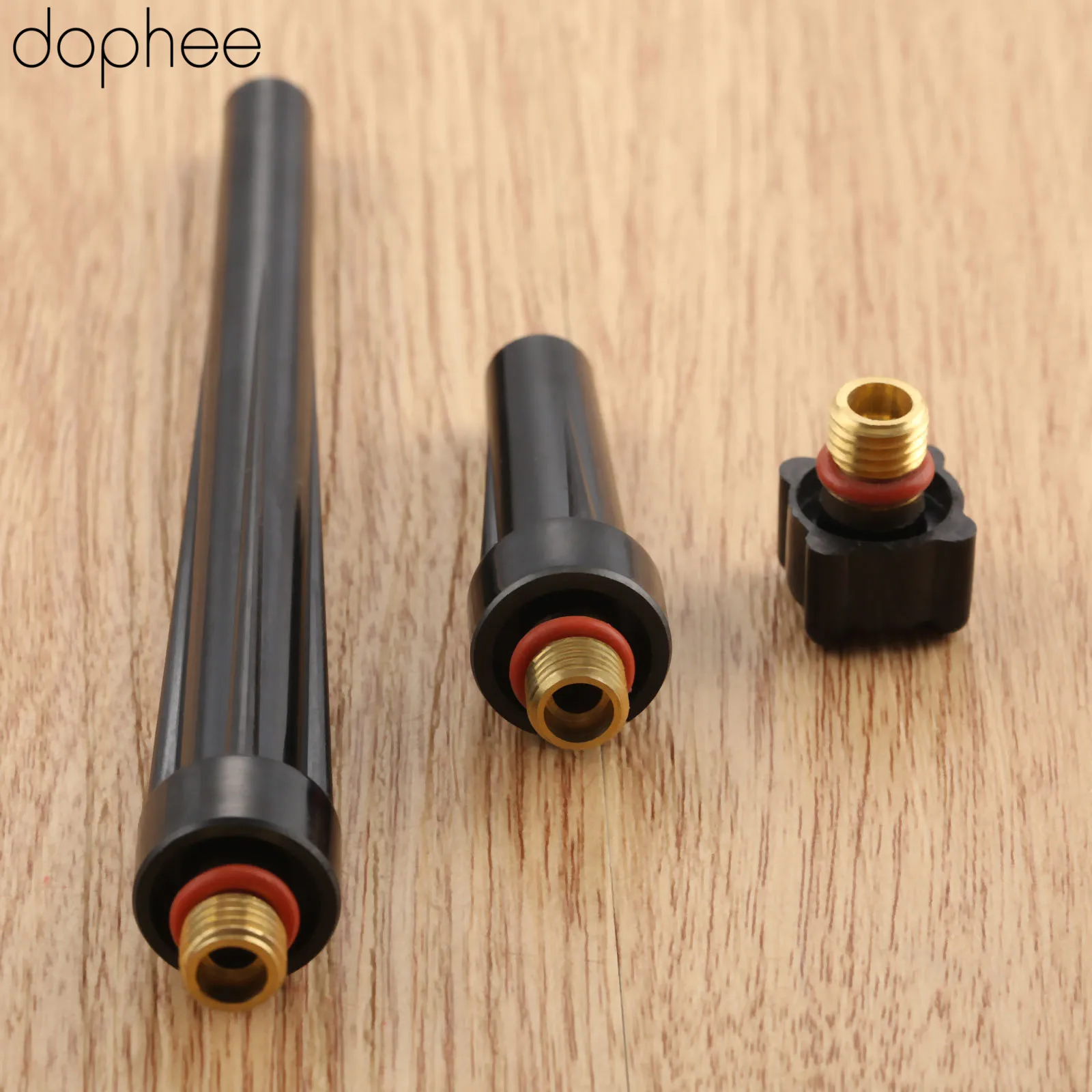Dophee 3 шт. аксессуары для сварочных аппаратов TIG Сварочная горелка длинные средние