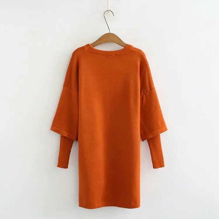 K73 Autumn Winter Casual Sweaters XXL Plus Size Women Clothing Fashion Loose knitting Pullover 059 | Женская одежда