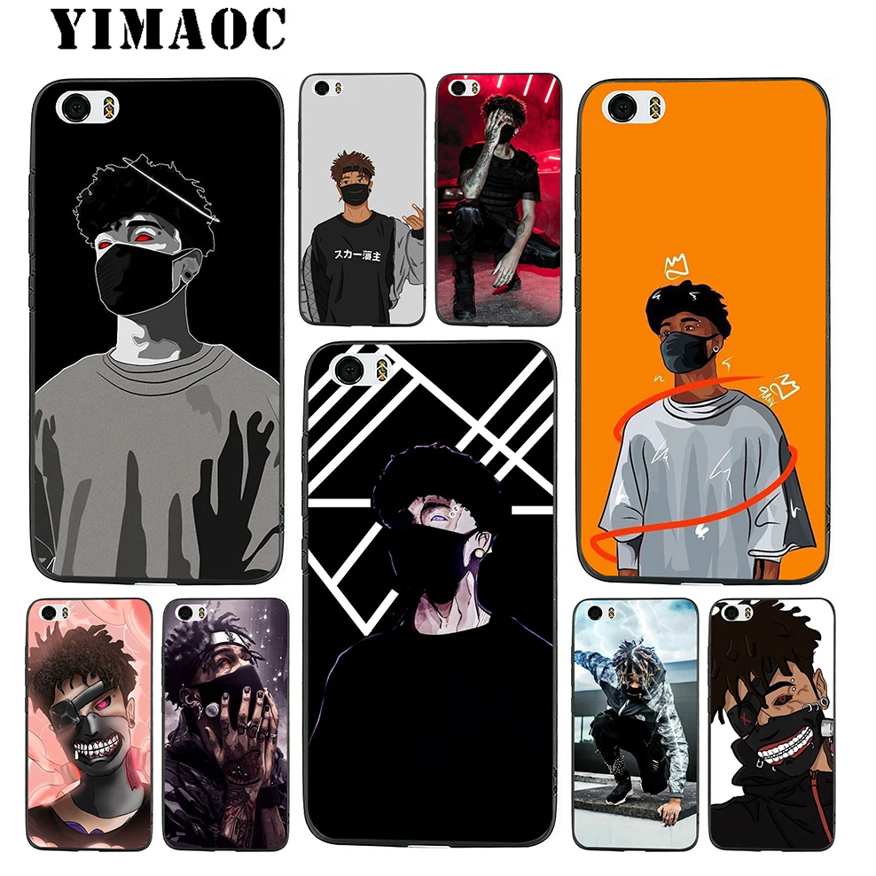 Мягкий силиконовый чехол YIMAOC Scarlxrd J Bad boy для Xiaomi Redmi Note 9 Mi 8 Se 7 6 6A A1 A2 4X 4A 5A 5 MAX 3 MiA1 |