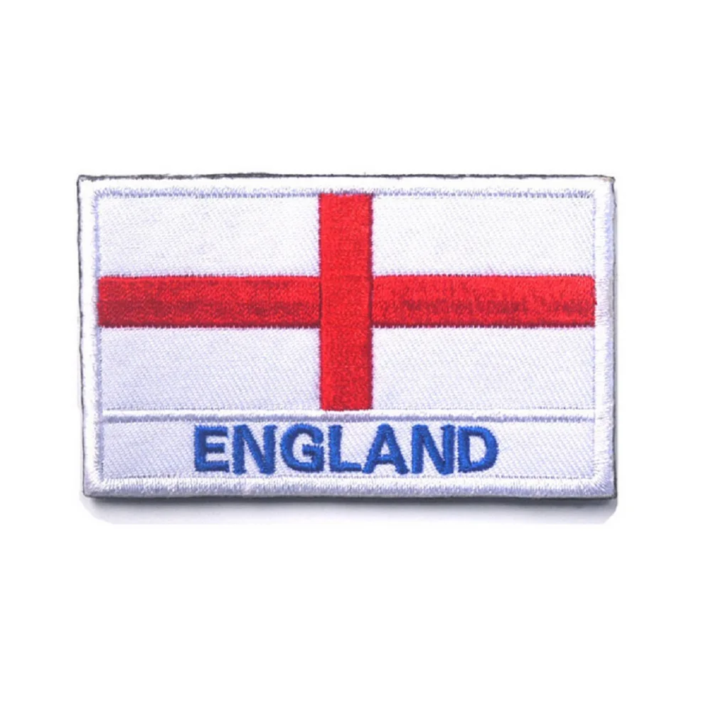 

England Flag Embroidery Patch England DIY Appliques For Hat Clothes