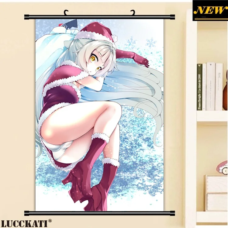 40X60 см Azur переулок Bilan Hangxian игра cameltoe Сексуальная лоли мультфильм аниме Настенная картина плакат прокрутки Ткань Холст Живопись 27 - Цвет: V