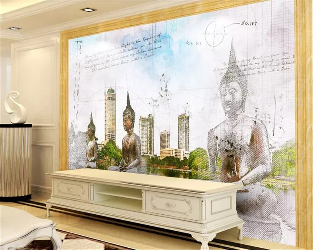 3d обои beibehang Европа и Америка фотообои Декоративные Настенные фон для ресторана