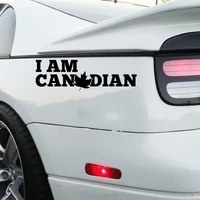 i am canadian maple leaf decal car window door bumper vinyl sticker waterproof car stickers
