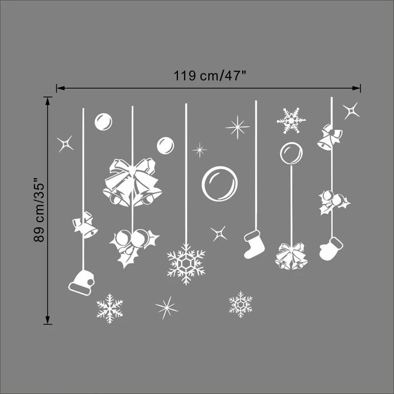 Merry christmas bells носки цитата праздники декор стены стикеры номер 049. diy винил подарок