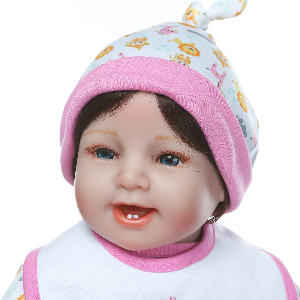Nicery 20 22 дюйма 50 55 см кукла Bebe Reborn Мягкая силиконовая игрушка для мальчиков и