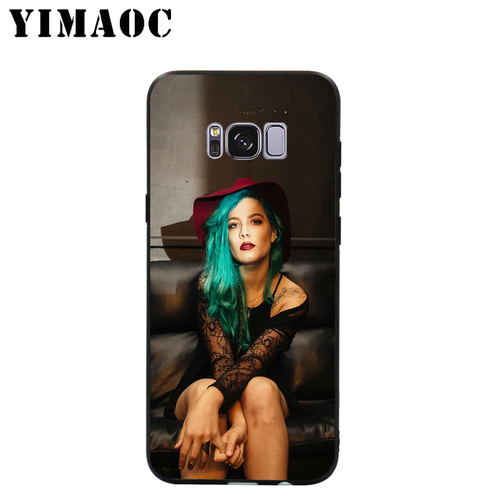 Мягкий чехол YIMAOC Halsey Bad Girl для Samsung Galaxy S10 S10e S9 S8 A6 Plus S7 S6 Edge A7 A5 A3 J6 Note 9 8 |
