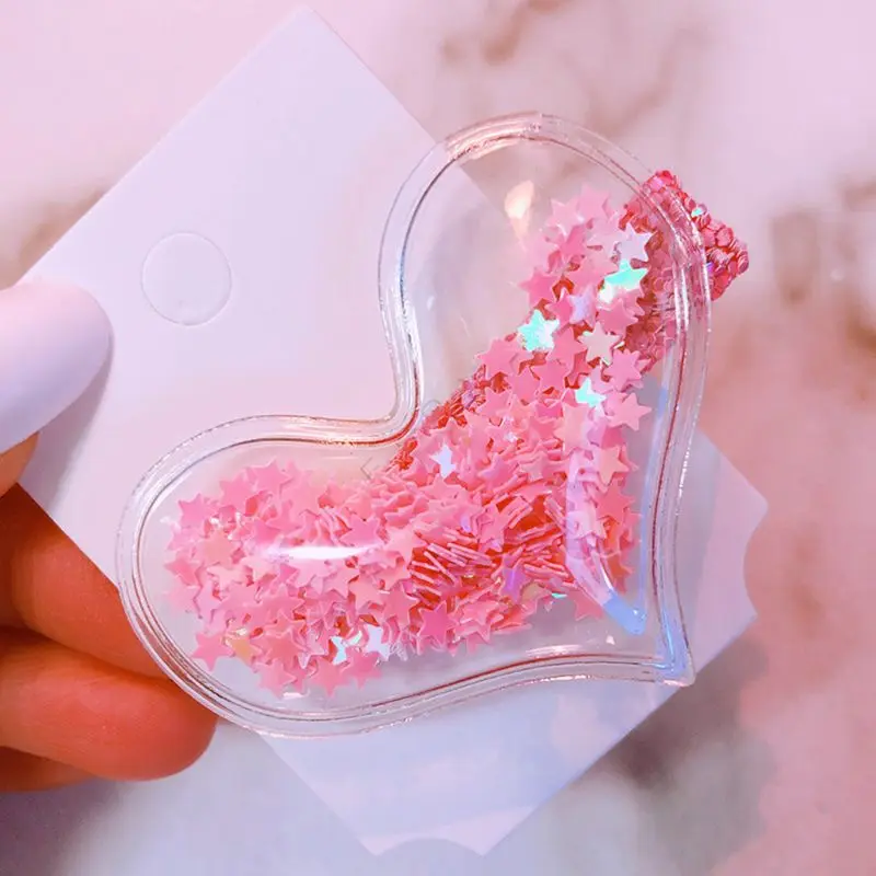 Корейские милые блестящие зыбучие пески Блестки для волос заколки блестки