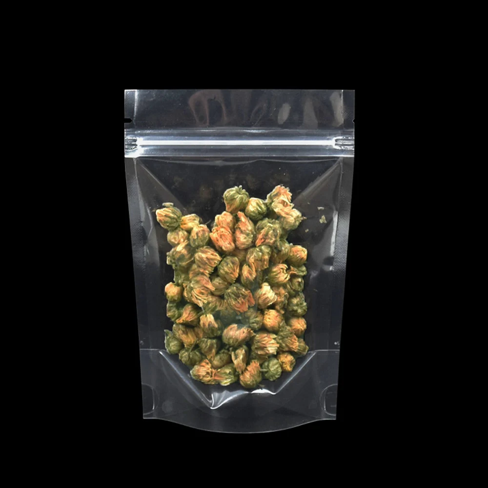 Термоизолируемый прозрачный полиэтиленовый пакет с застежкой-молнией 12*20 см