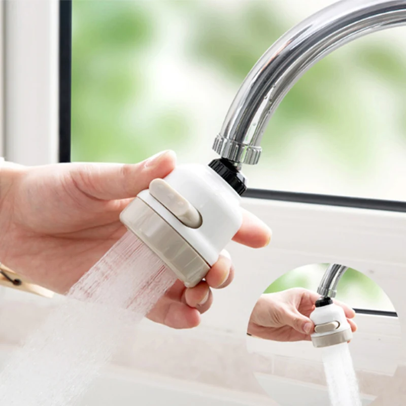LUCOG поворотный кран фильтр для воды кухни ванной комнаты Регулируемый диффузор