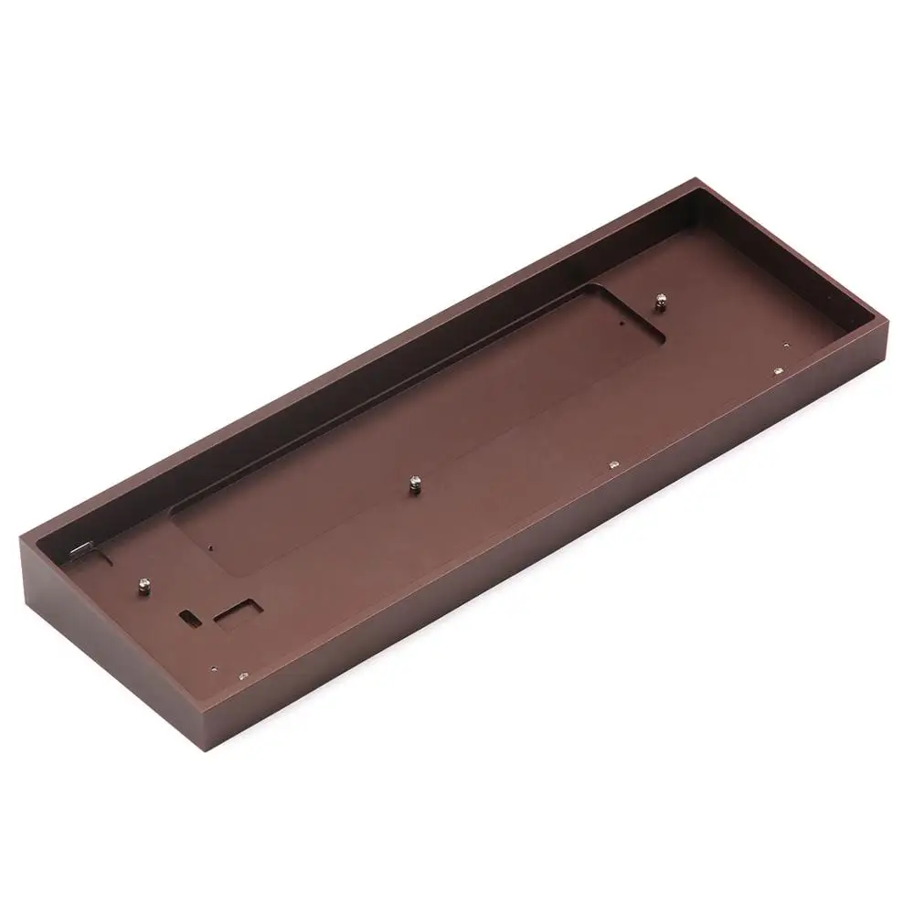 Chocolate TOFU65 65% Aluminum case for custom mechanical keyboard fit TADA68 DZ65pcb - Цвет: Chocolate