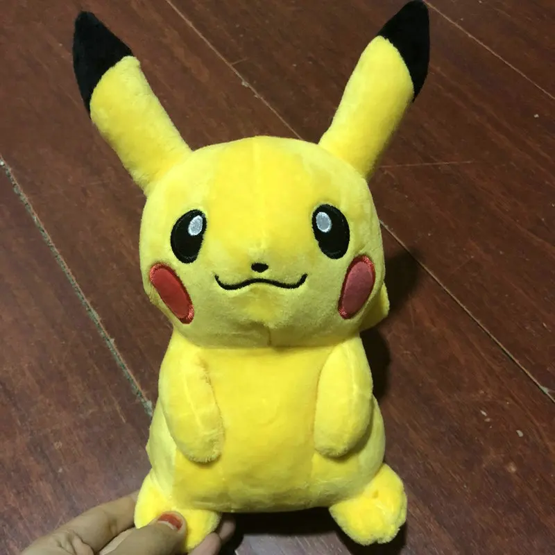 pikachu about 20cm Пикачу плюшевая мягкая Аниме кукла игрушка Jigglypuff Squirtle Mewtwo Charmander Gengar Psyduck игрушки подарок фильм для детей день рождения - Цвет: pikachu about 20cm