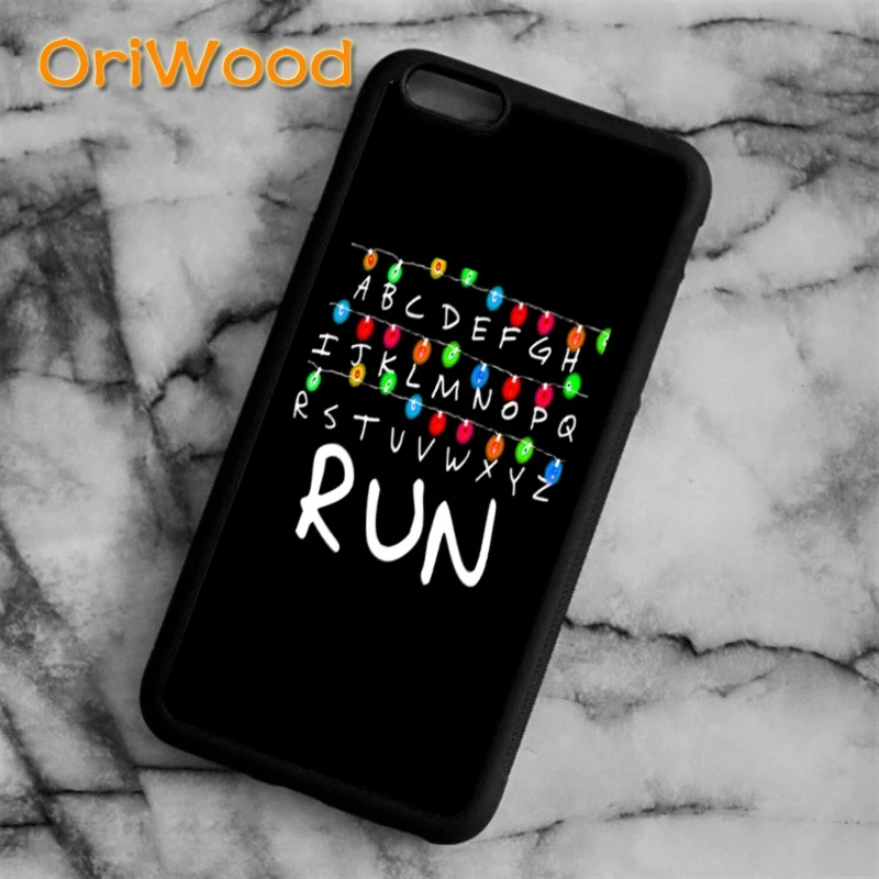 Чехол OriWood Run очень странные дела для iPhone 5 6 s 7 8 plus X XR XS 11 12 pro max Samsung Galaxy S6 S7 edge S8 S9 S10