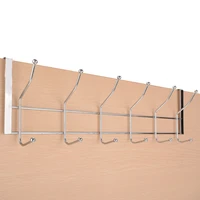 over door hanger coat hat clothes bag rack wardrobe wall organizer 12 hooks for kitchen room storage supplies