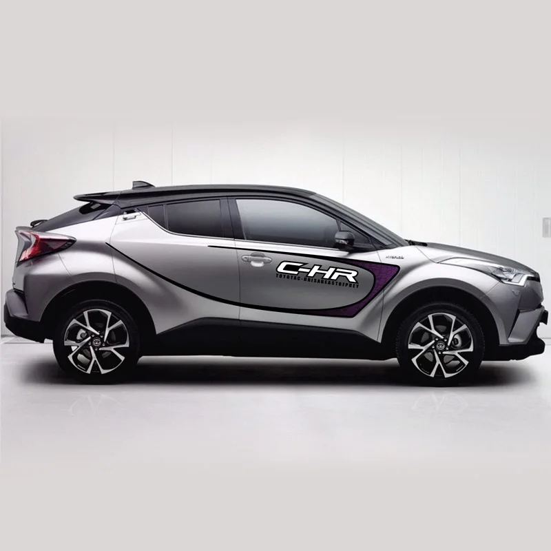 TAIYAO автомобильный Стайлинг спортивный автомобиль стикер для TOYOTA C-HR автомобильные аксессуары и наклейки авто стикер - Название цвета: Green car