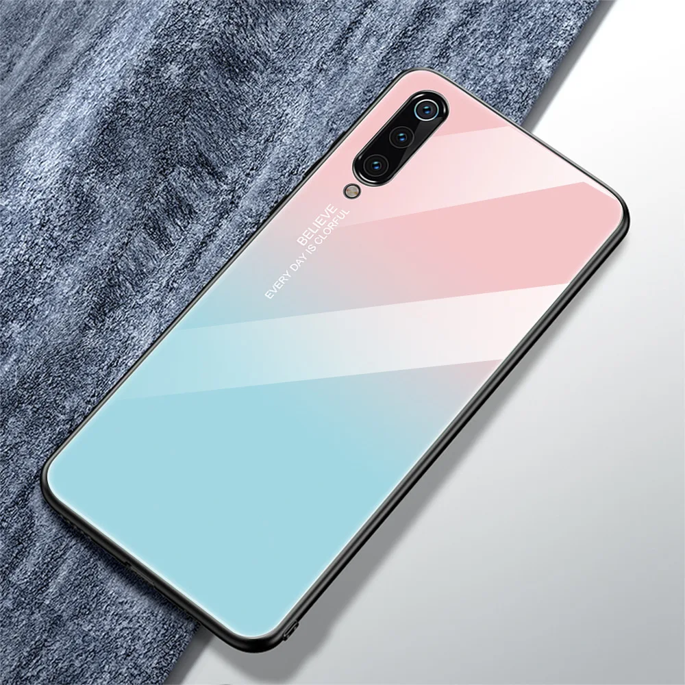 Красный mi 7 Note 7 Pro Note 6 Pro Red mi K20 Pro Red mi 6 Pro mi 9T mi 9 mi 8 mi x3 чехол противоударное покрытие звездное пространство закаленное стекло чехол