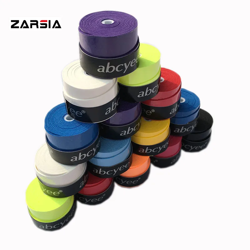 

(Assorted color)60 pcs Abcyee High quality amboss patternTennis Overgrip sticky feel Tennis Rackets Grips Badminton Overgrip